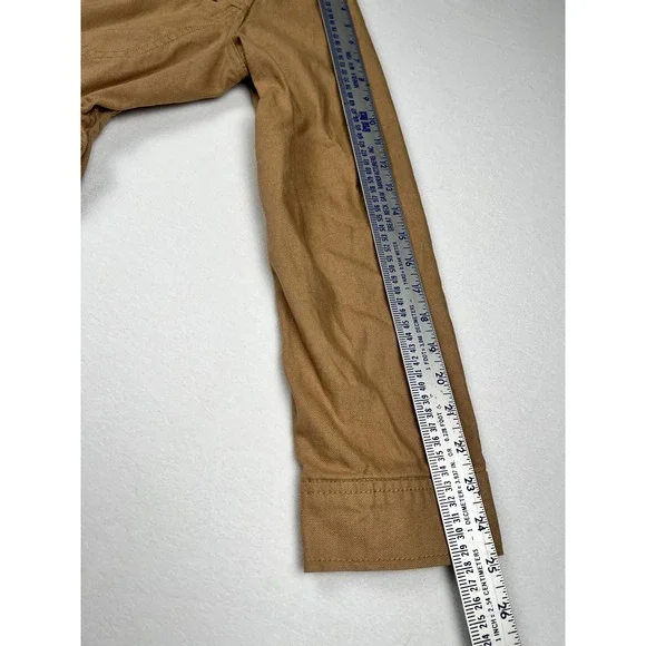 Madewell Canvas Utility Jacket Women's Tan Khaki Field Safari Coat Size‎ L - Picture 11 of 11